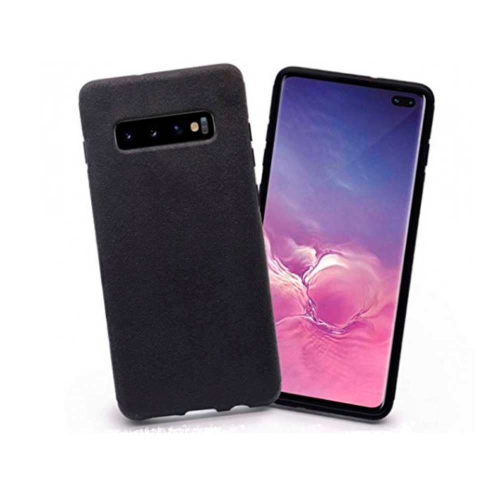 Casca Cazul Alcantara V2 Samsung S10E, Negru