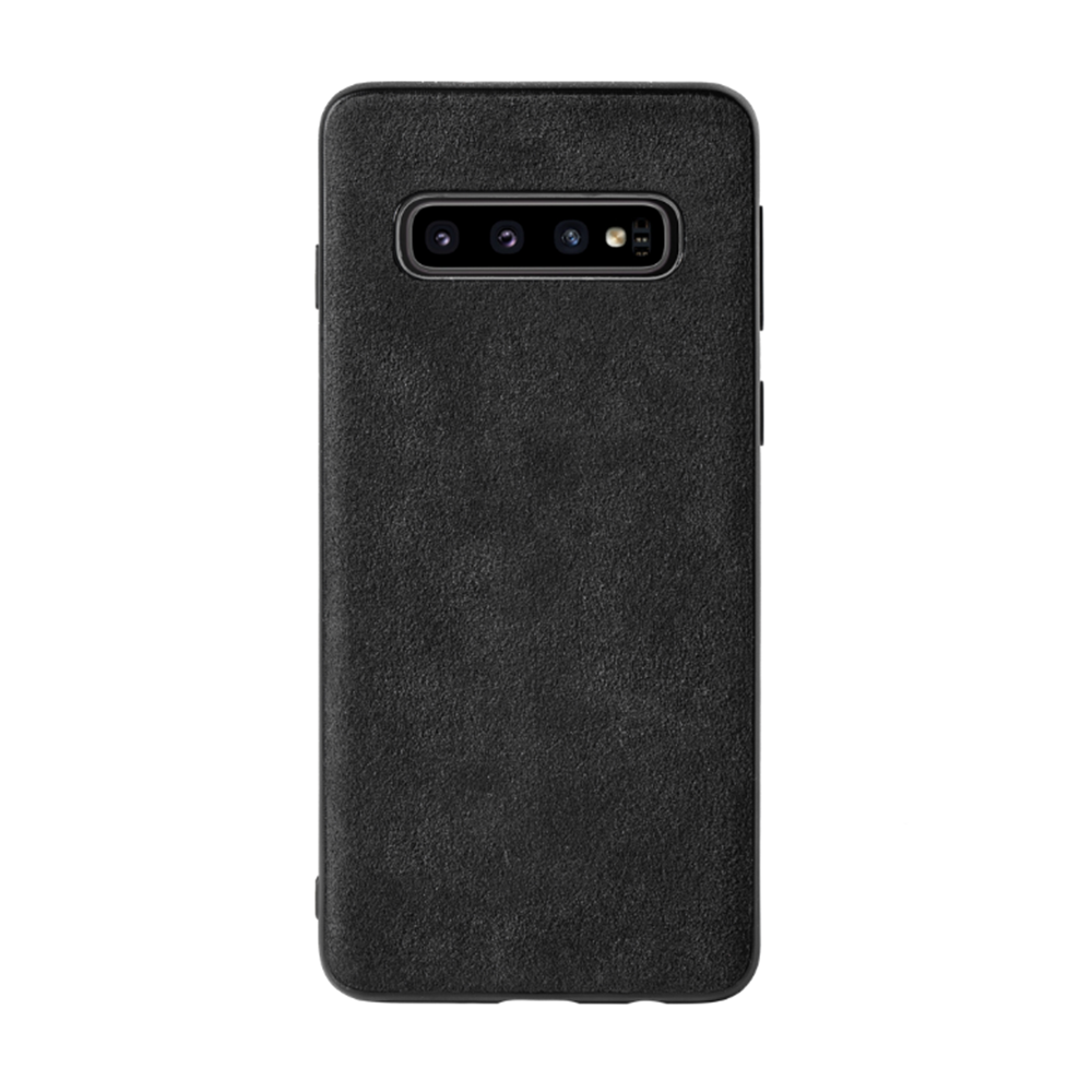 Casca Cazul Alcantara V2 Samsung S10, Negru