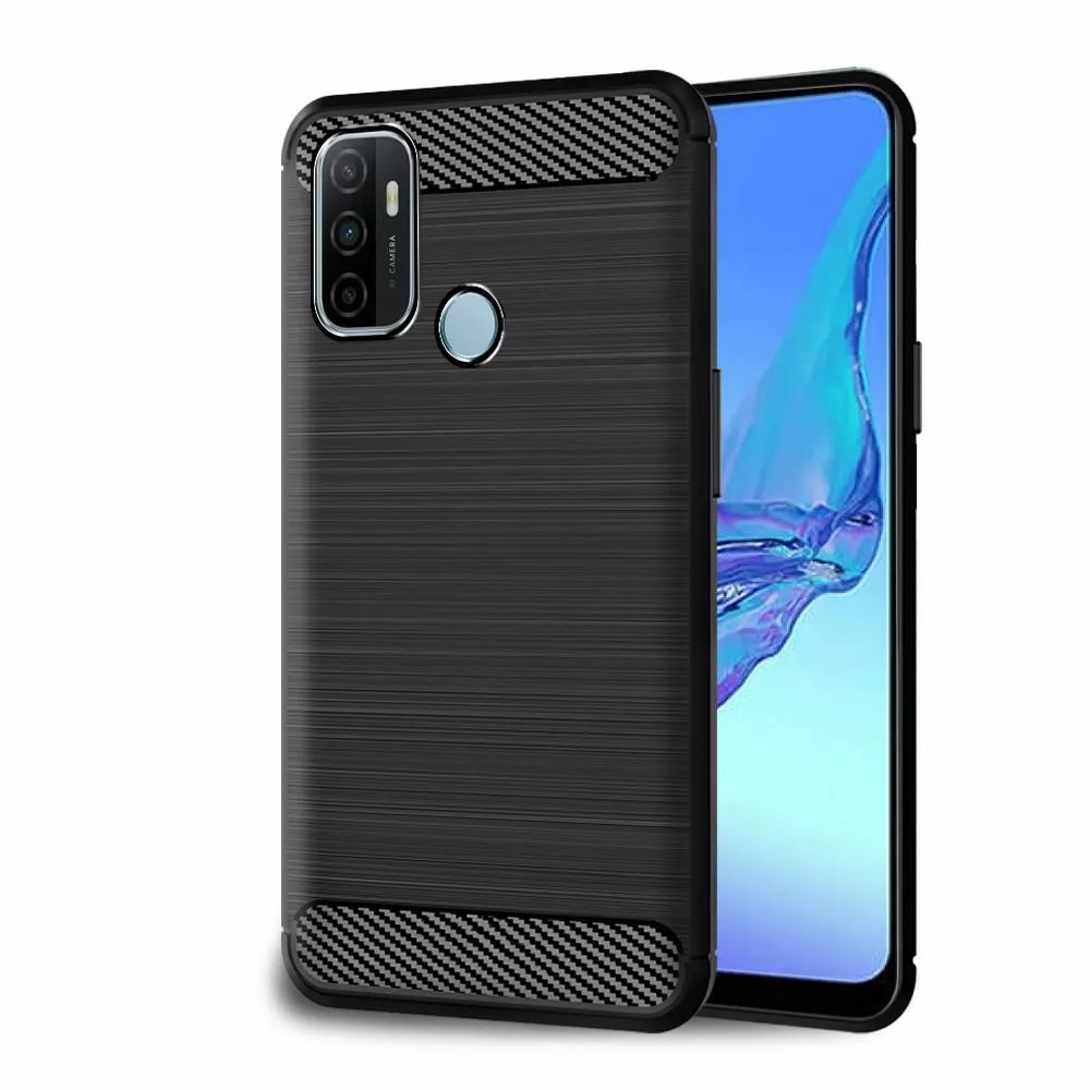 Husă Helmet Case Carbon Oppo A53, Black