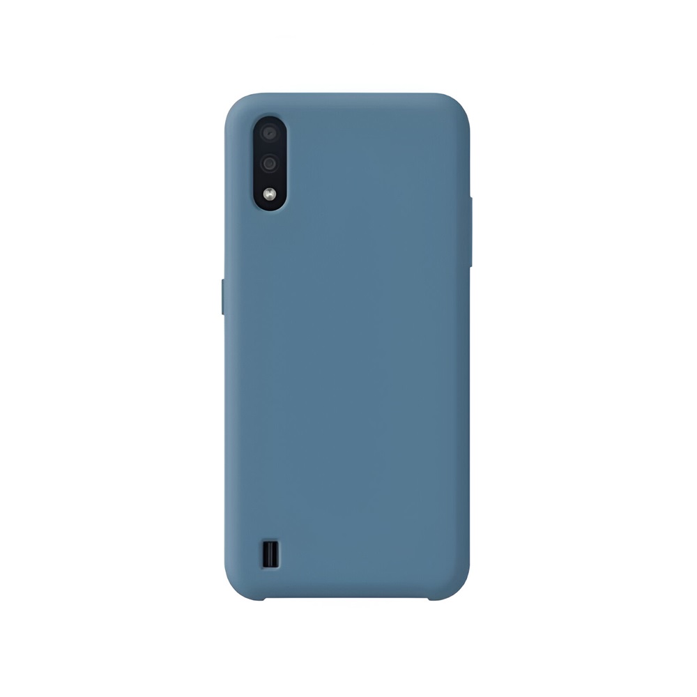 Casca caz lichid Silicon Samsung A01, albastru