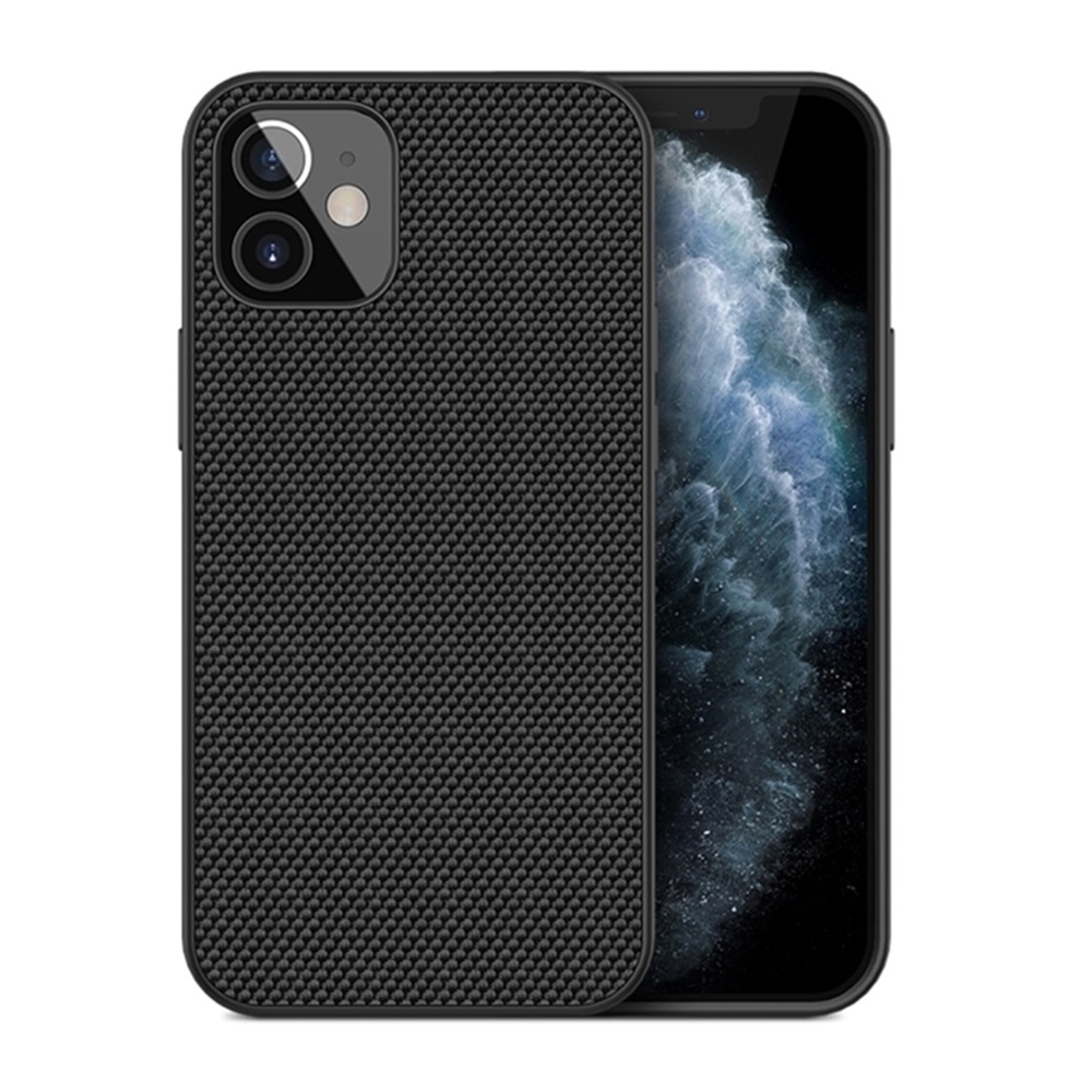 Casca Case TPU Nylon Series iPhone 12 Mini, Negru