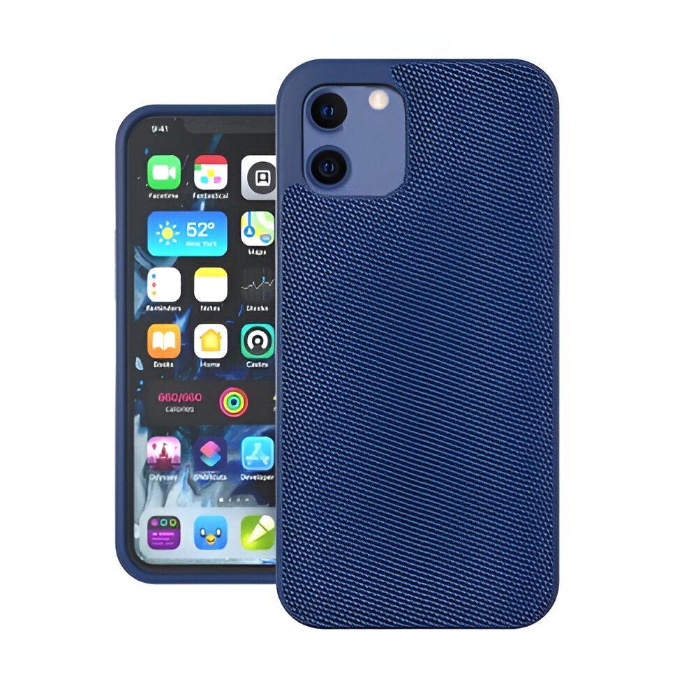 Casca Case TPU Nylon Series iPhone 12 Mini, Blue