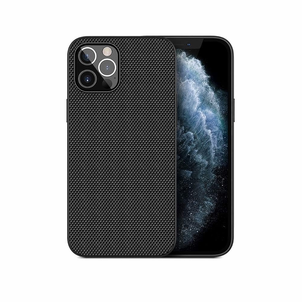 Casca Case TPU Nylon Series iPhone 12 Pro Max, negru