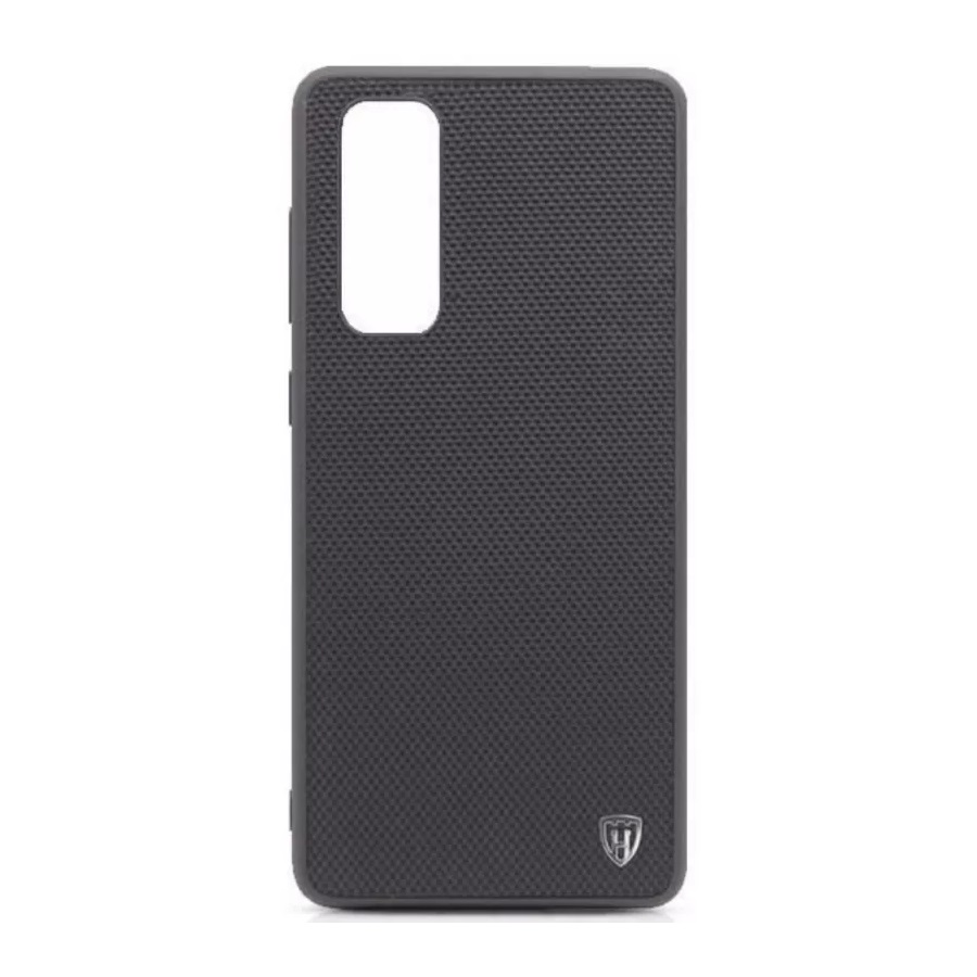 Casca Cazul TPU Nylon Oppo Reno 3 Pro, Negru