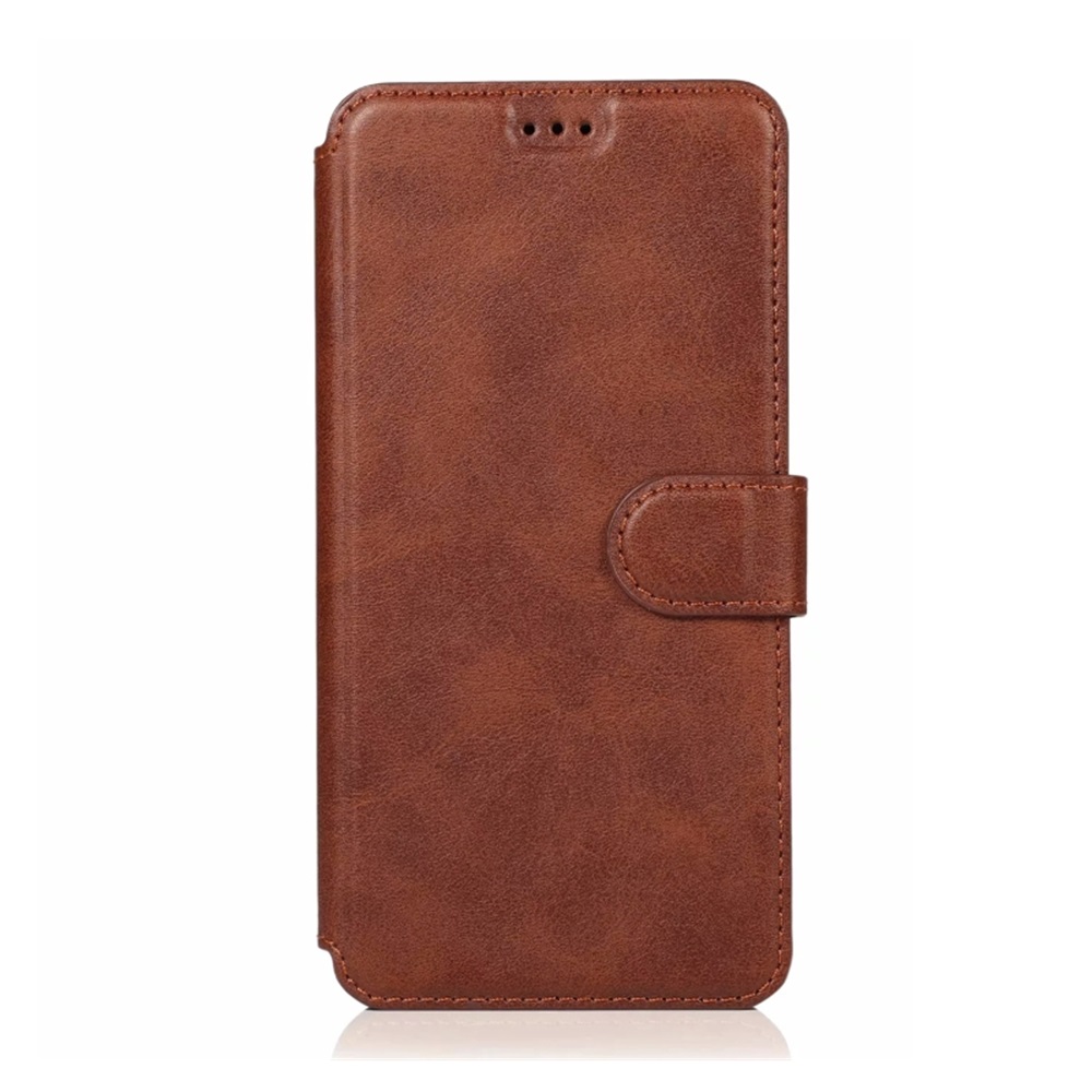 Casca Case TPU din piele Nylon Samsung A10S, Brown/Red