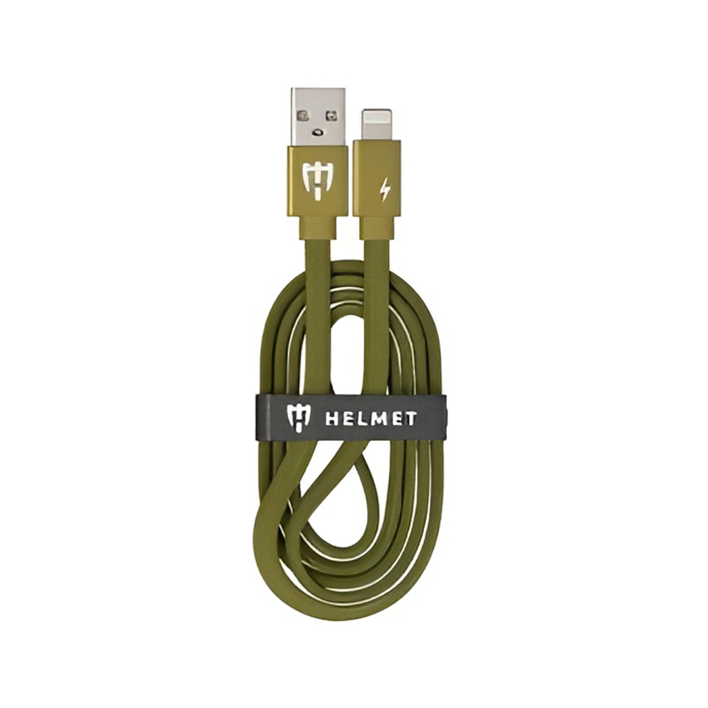 Casca Cable USB la Lightning Kevlar Flat 2.1A 1m, Camo