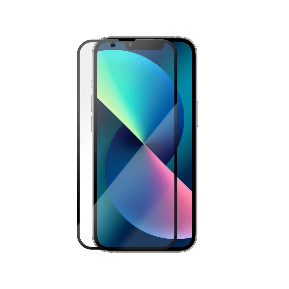 Casca Diamond Sticla 4D Frame iPhone 13 Mini, negru
