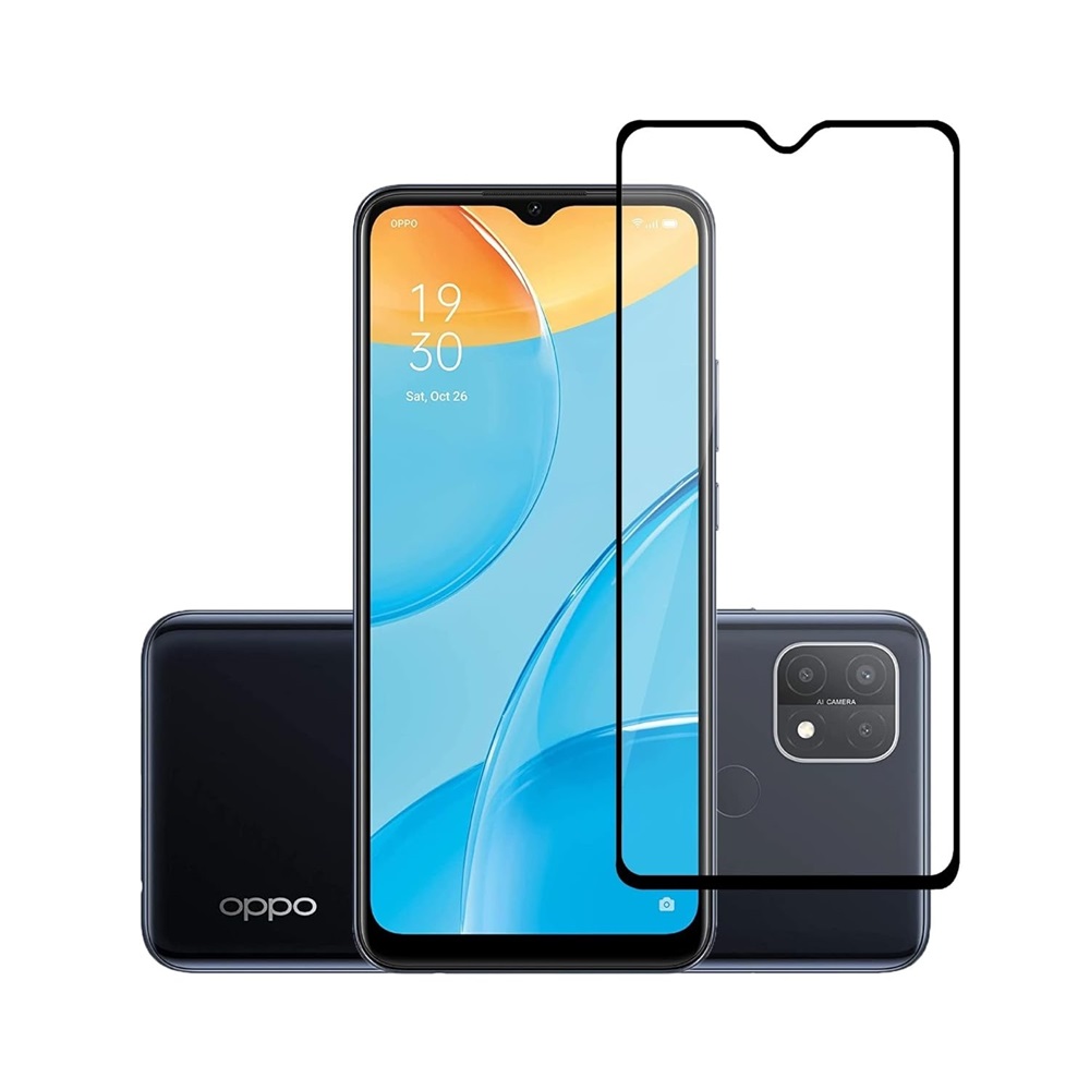 Casca Diamond Glass 4D Oppo A15/A15s/A16/A16s, Negru
