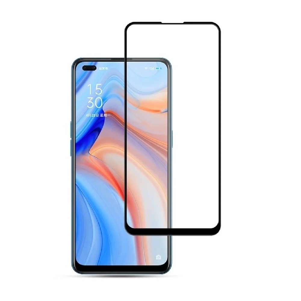 Casca Diamond Glass 4D Oppo Reno 3 Pro, Negru