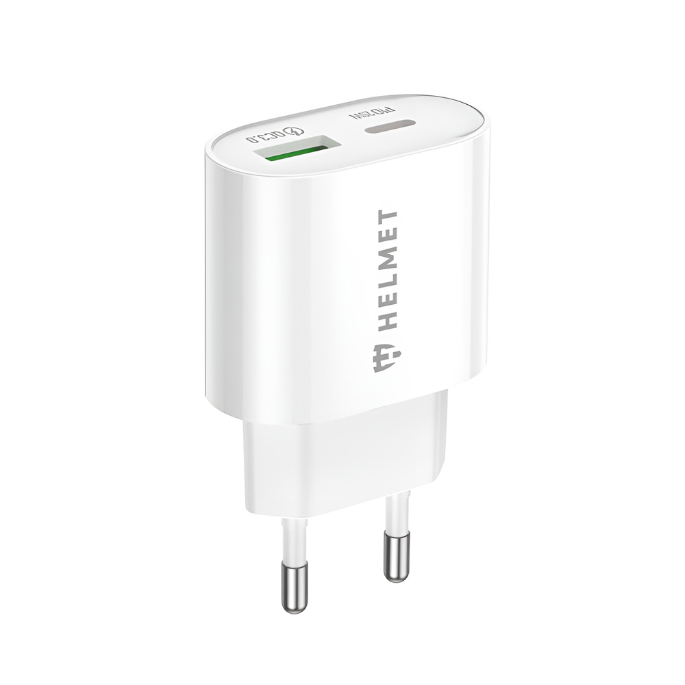 Încărcător USB / tip C PD, QC3.0 20W, alb