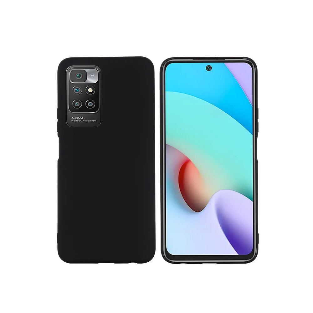 Casca caz lichid Silicon Redmi 10, negru