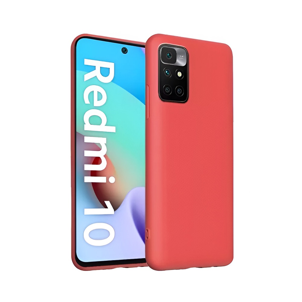 Casca caz lichid Silicon Redmi 10, roșu