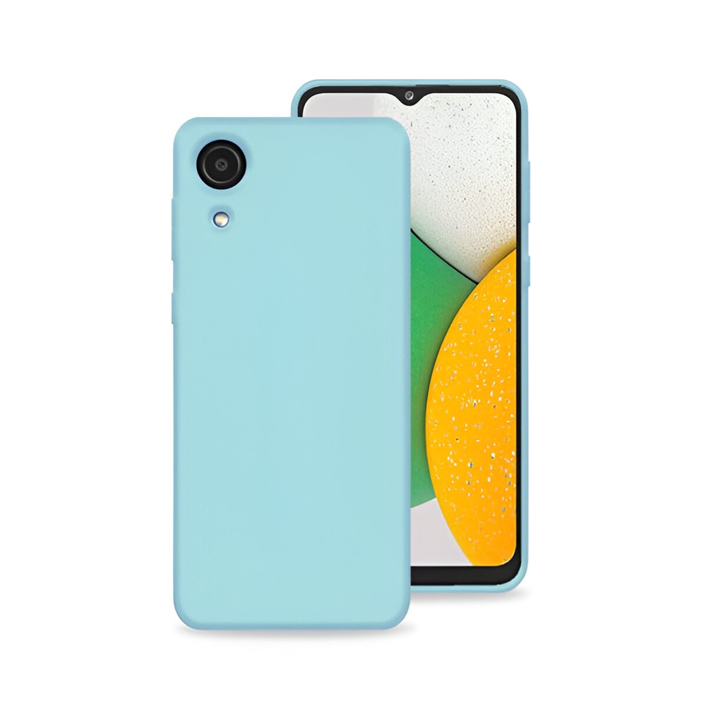 Casca caz lichid Silicon Samsung A03 Core, albastru