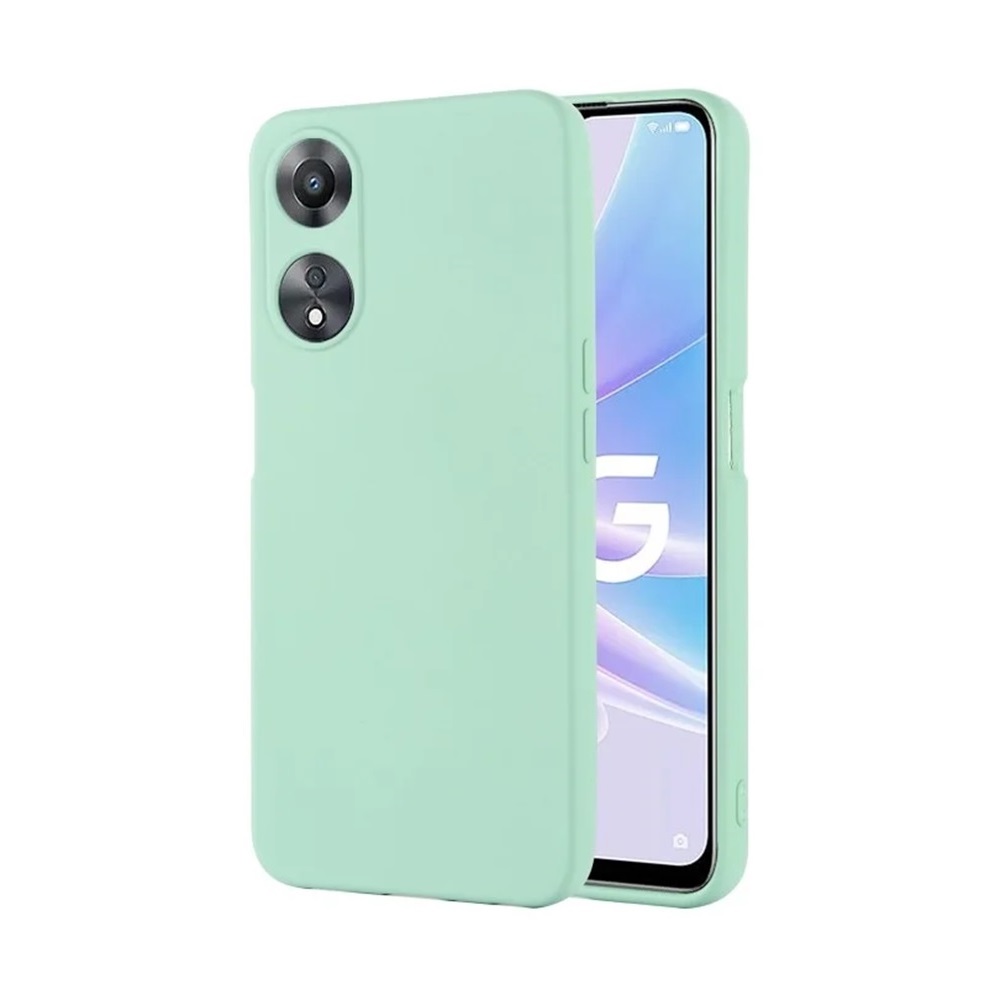 Casca caz lichid Silicon Oppo A58, verde