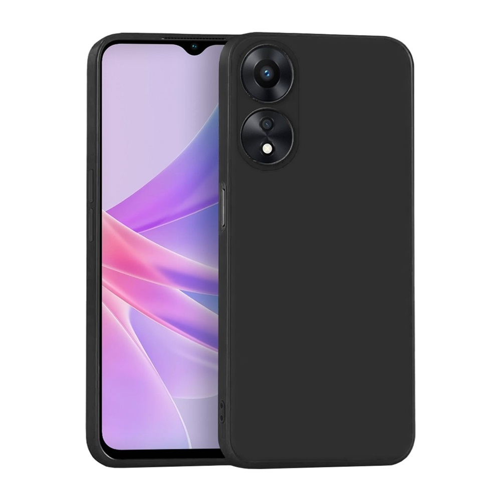 Casca caz Silicon lichid Oppo A78 4G, negru