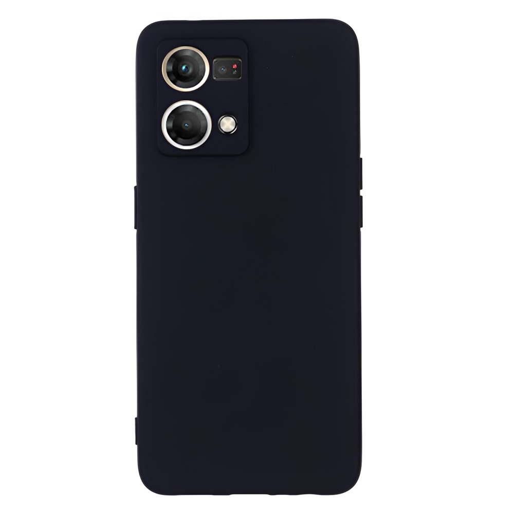 Husă Helmet Liquid Silicone pentru OPPO Reno 7 4G, neagră