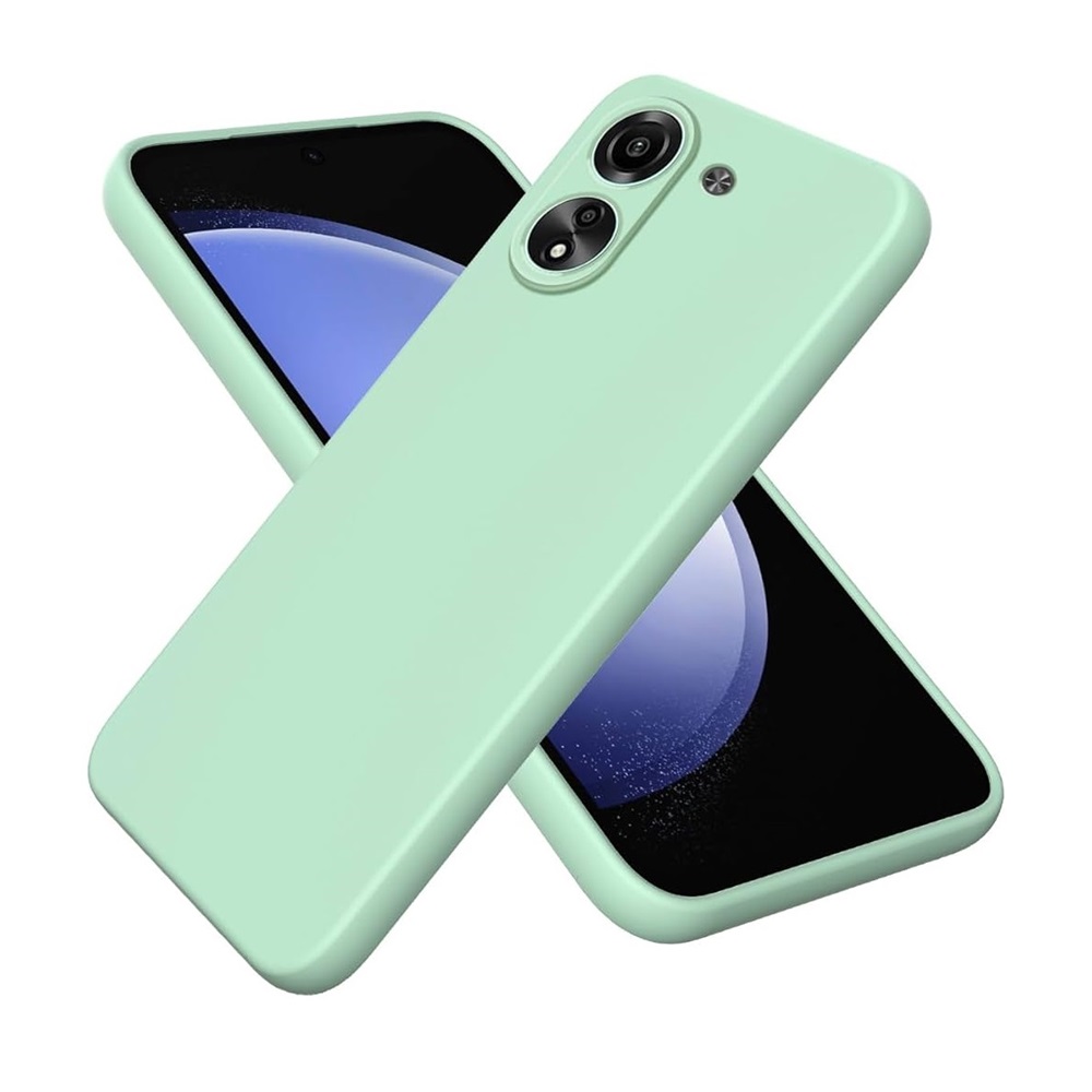 Casca caz lichid Silicon Redmi 13C, verde