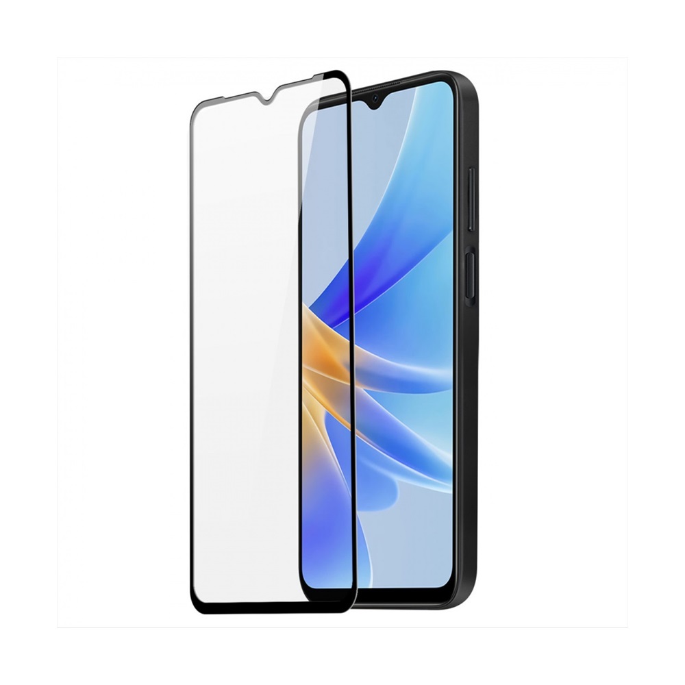 Casca Diamond Glass 5D Oppo A17, negru