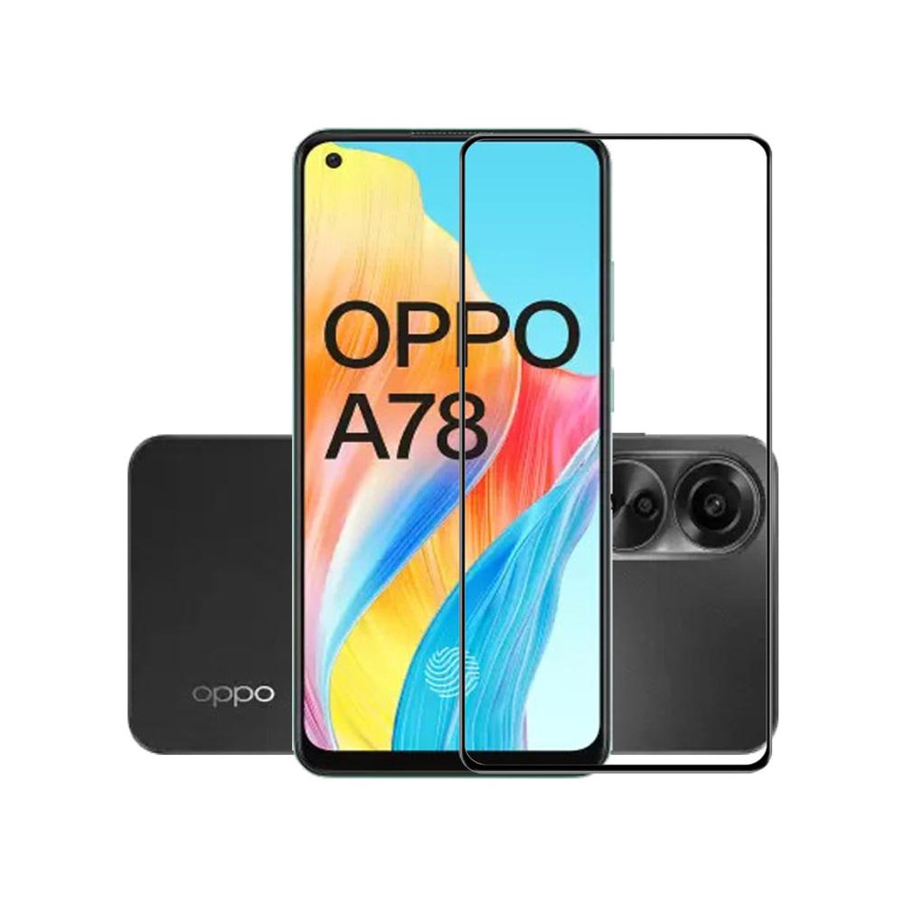 Casca Diamond Glass 5D Oppo A78 4G/8T, negru