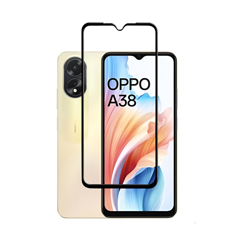 Casca Diamond Glass 5D Oppo A38 4G, negru