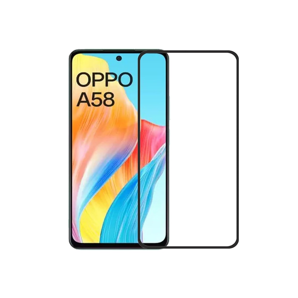 Casca Diamond Glass 5D Oppo A79/A58 4G, negru