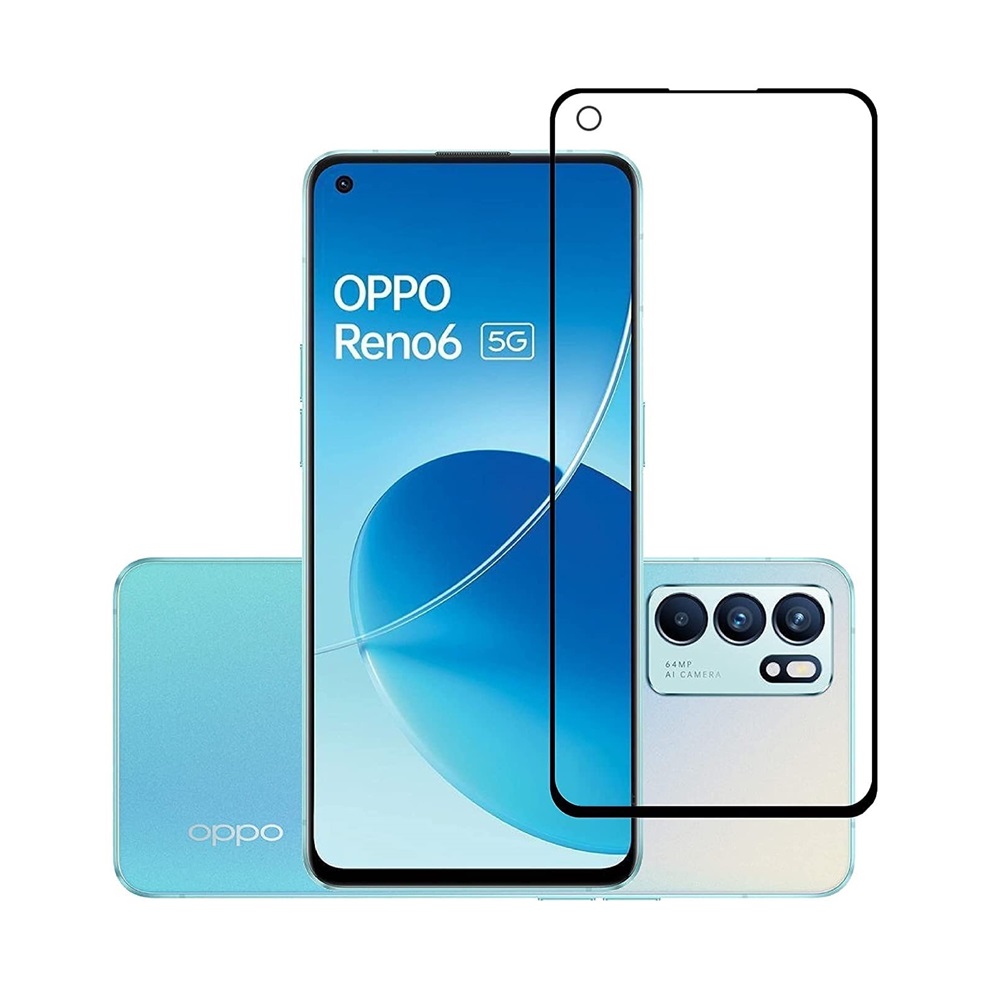 Casca Diamond Glass 4D Oppo Reno 6 5G, negru