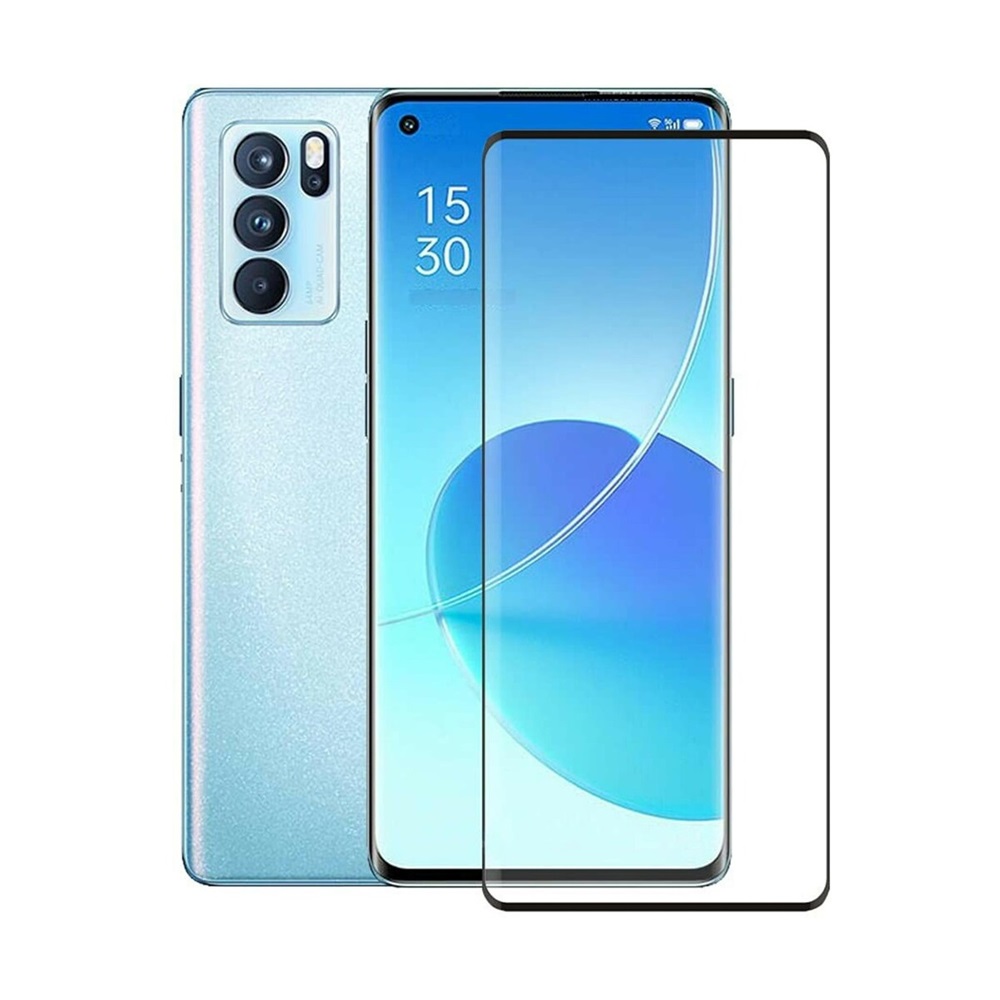 Casca Diamond Glass 4D Oppo Reno 6 Pro 5G, Negru