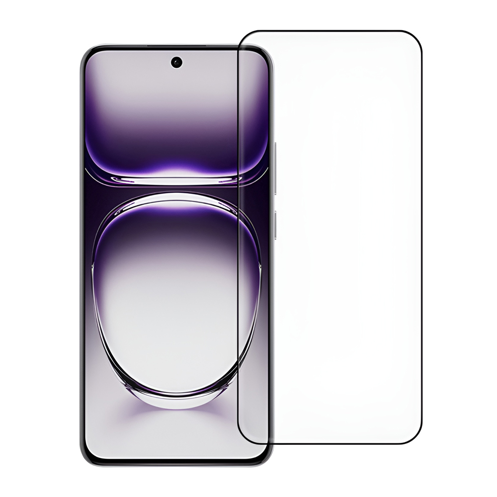 Защитное стекло Helmet Diamond Glass 5D для OPPO Reno 12 5G, чёрный