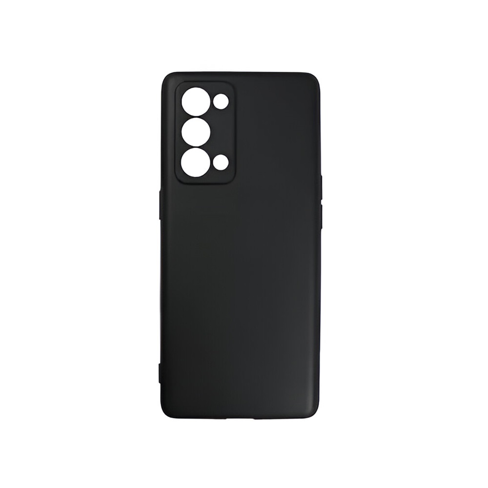 Husă Helmet Liquid Silicone pentru OPPO Reno 6 Pro 5G (Snapdragon), neagră