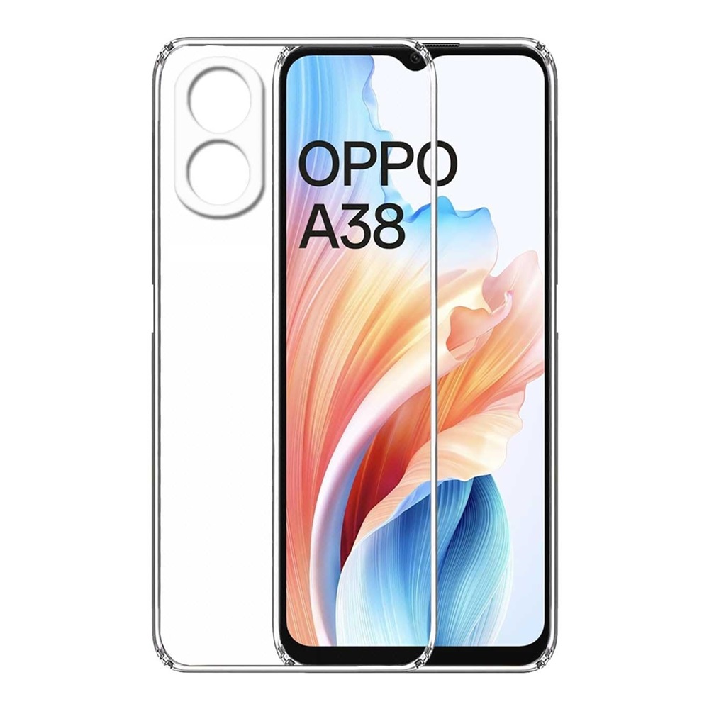 Casca caz TPU moale Oppo A38, clar