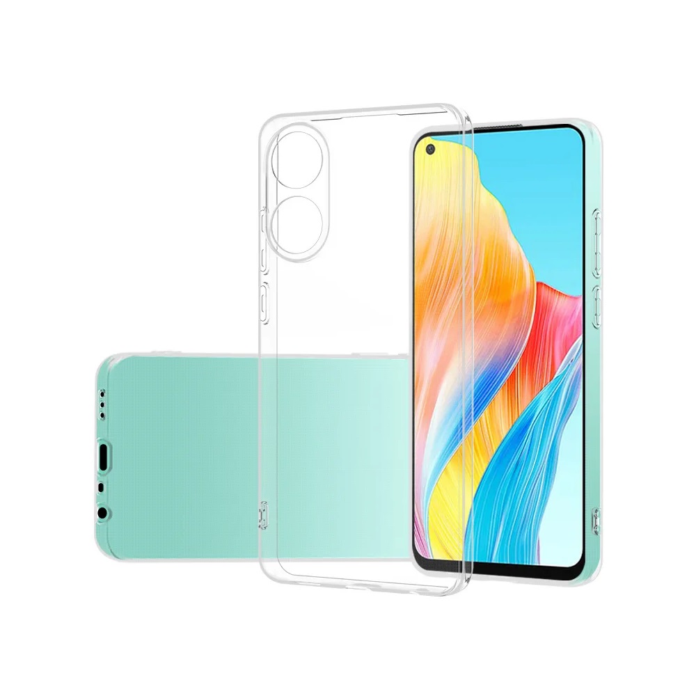 Casca caz TPU moale Oppo A78 4G, clar