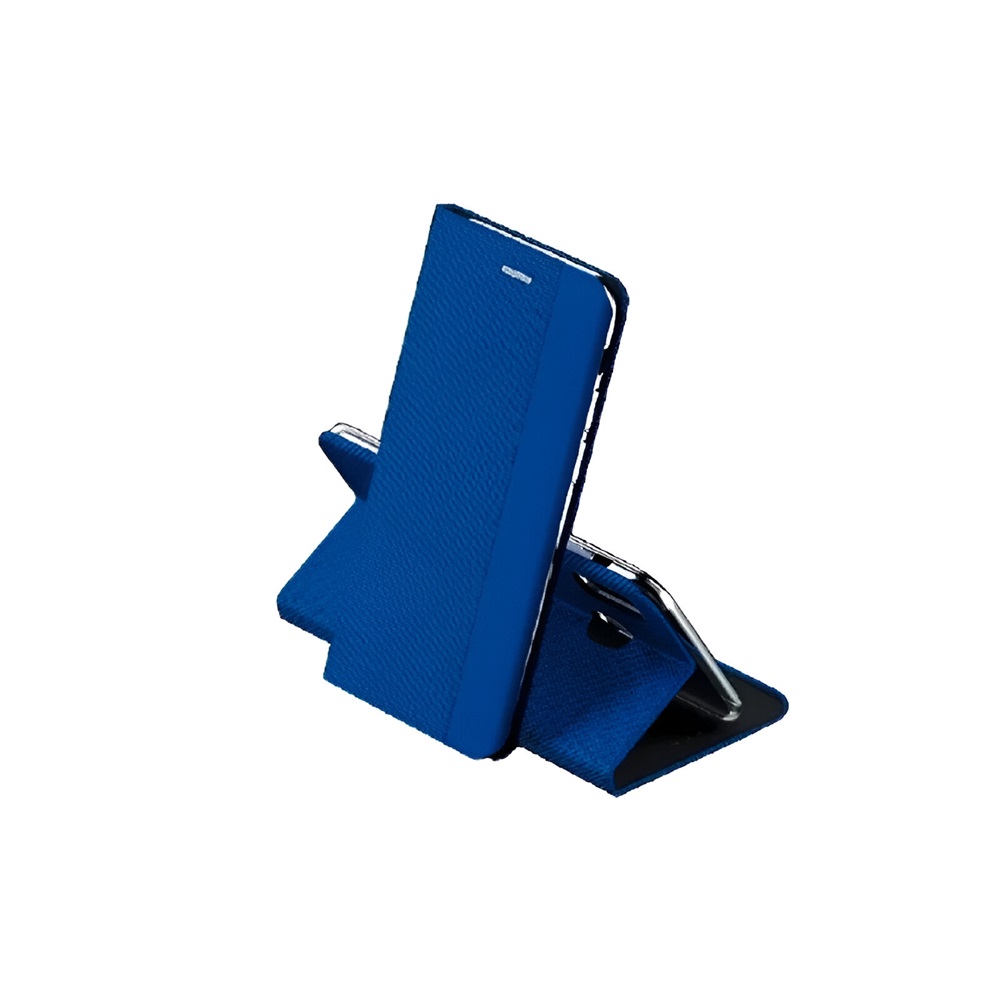 Casca caz Shell Flip Nylon Oppo A17, albastru