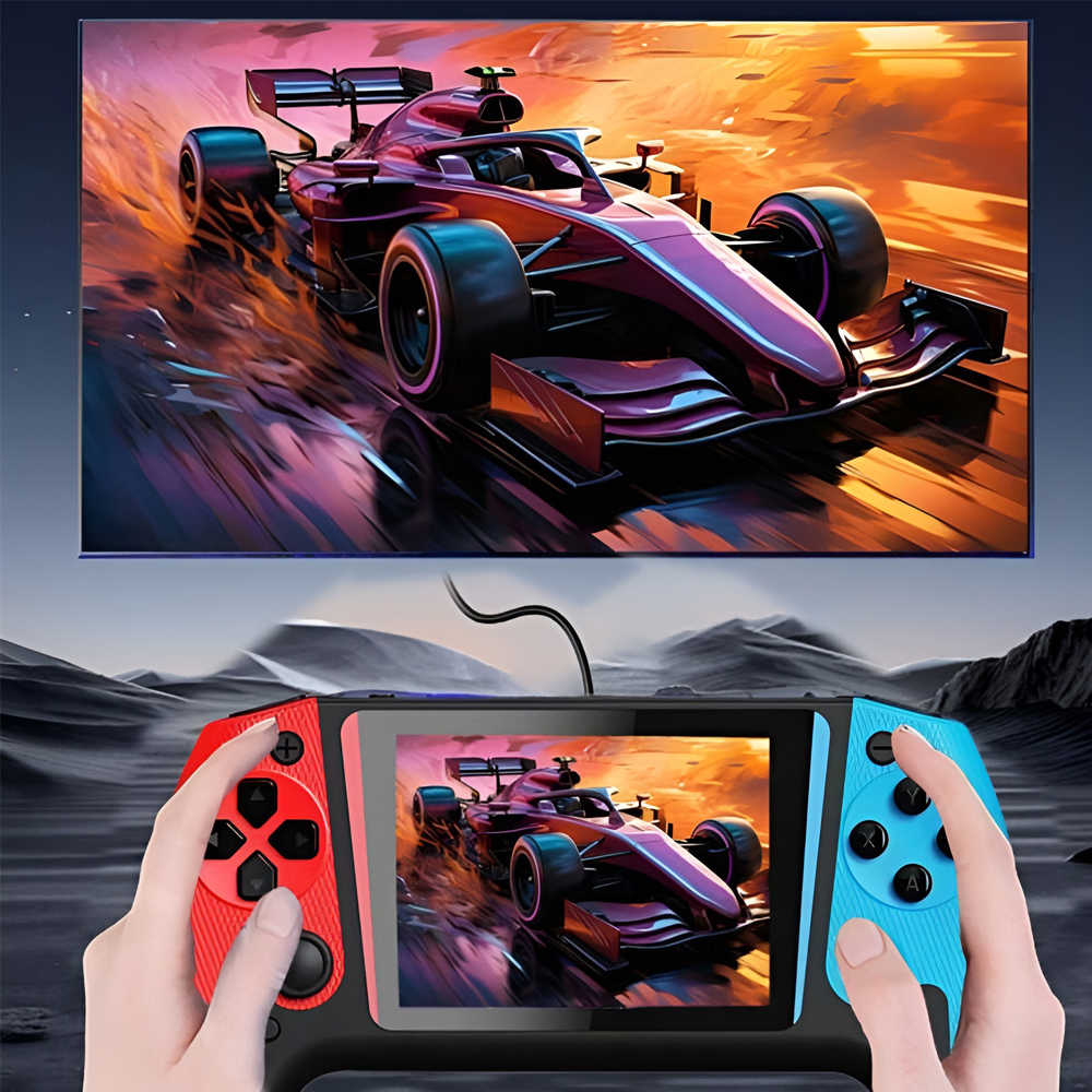 Game console q21 handheld with built-in lcd screen 3,5", black Thumbnail 2