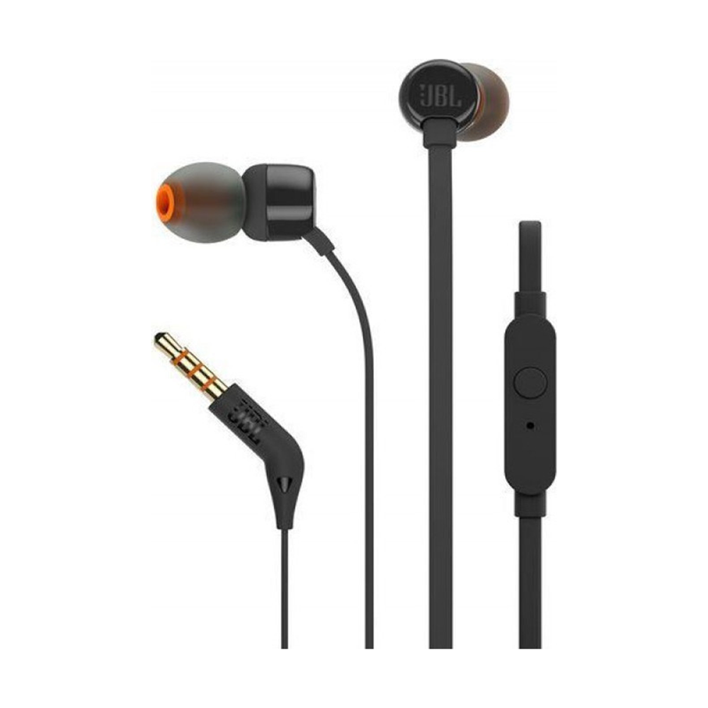JBL Căști 3.5mm cu Mic Tune 110, Negru