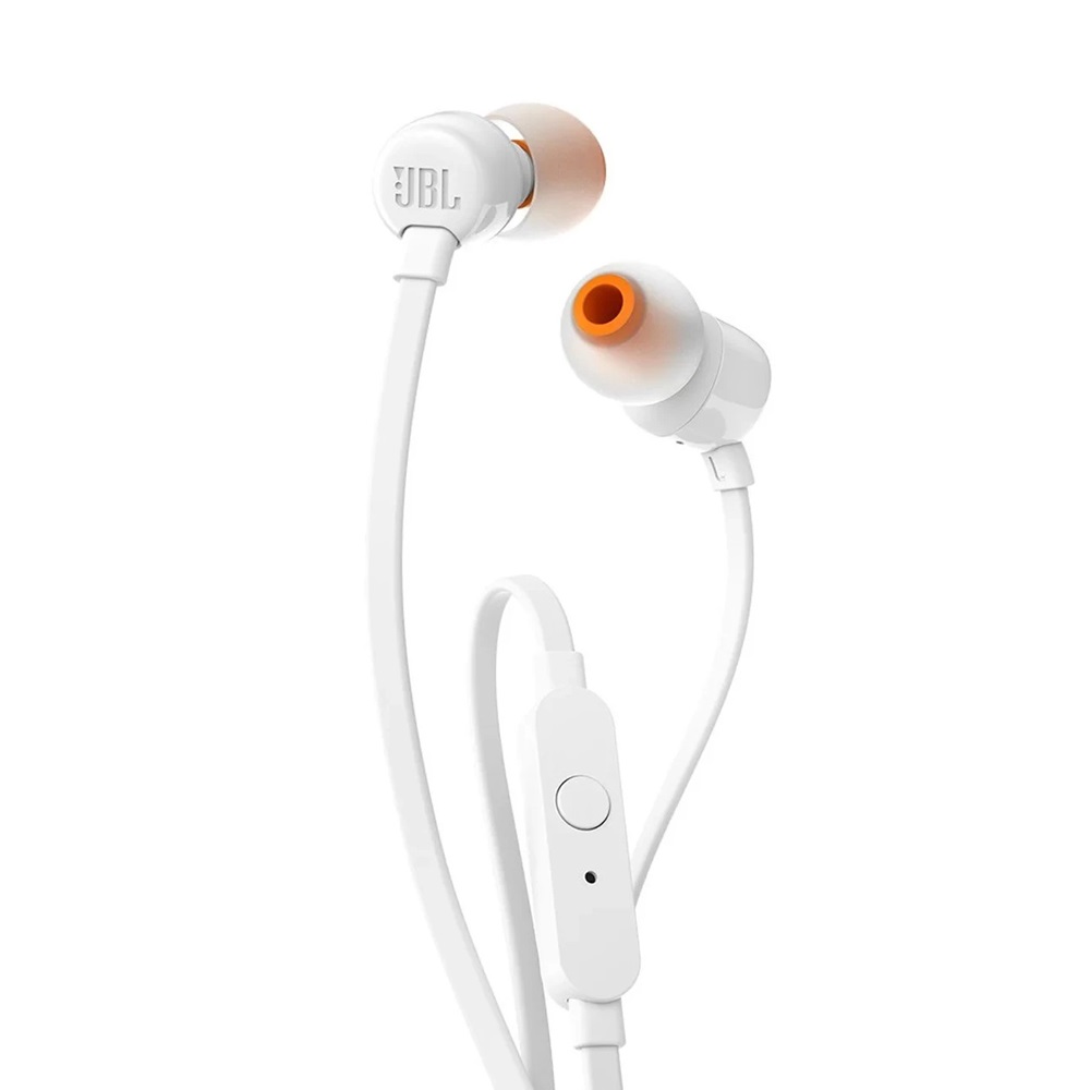 JBL Căști 3.5mm cu Mic Tune 110, White