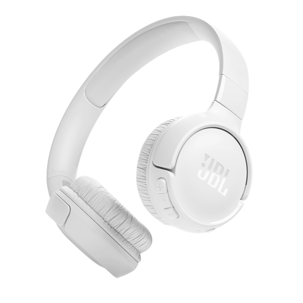 Căști JBL On-Ear cu Tune Bluetooth MIC 520BT, alb