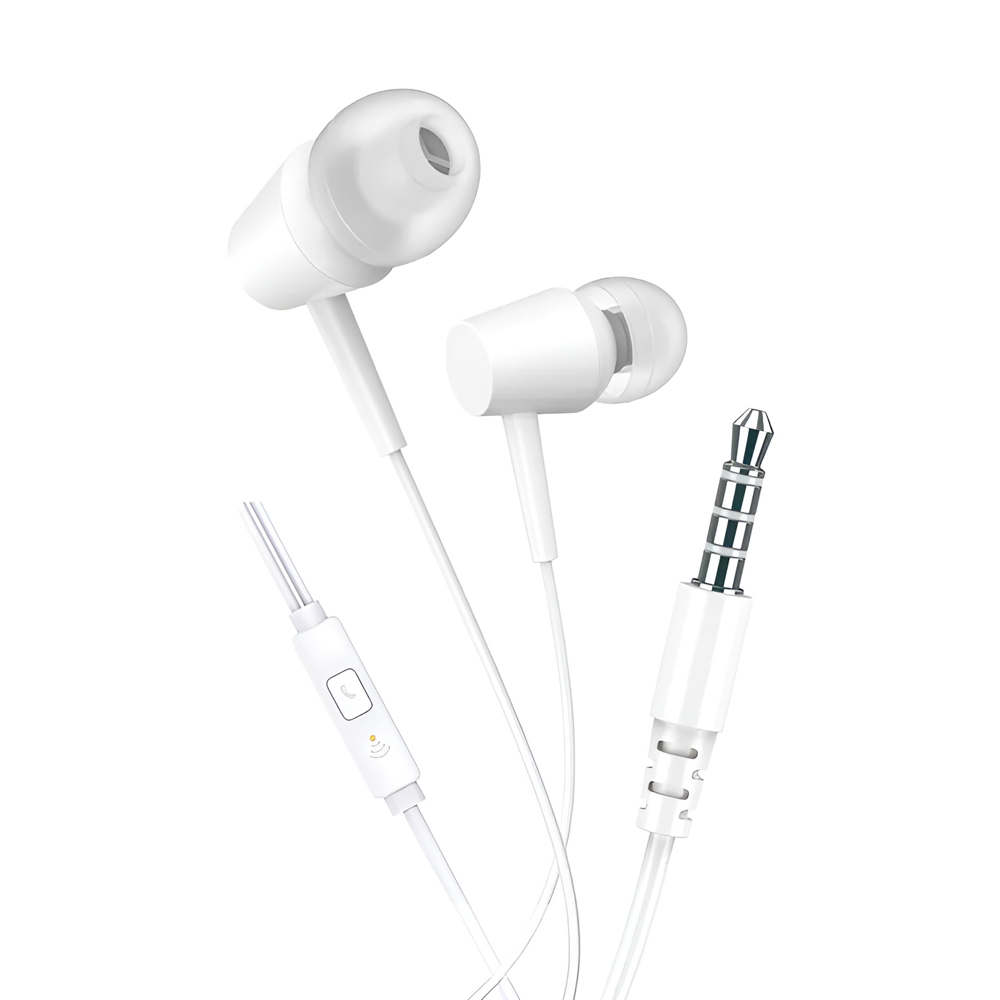 Căști Jokade 3.5mm cu Mic JD061, alb