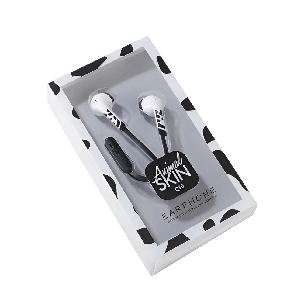 Căști Keeka 3.5mm Q30, negru