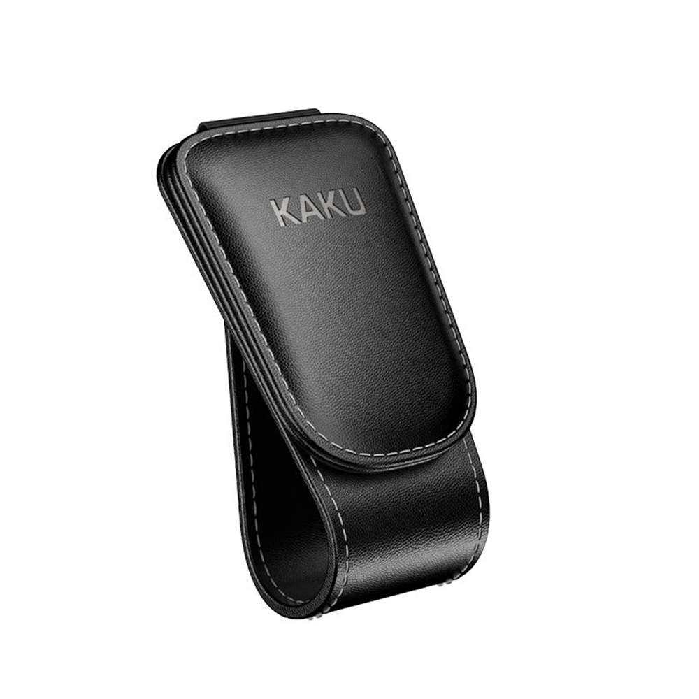 KAKU KSC-1524 MOKA Universal Car Glasses Holder Clip, negru