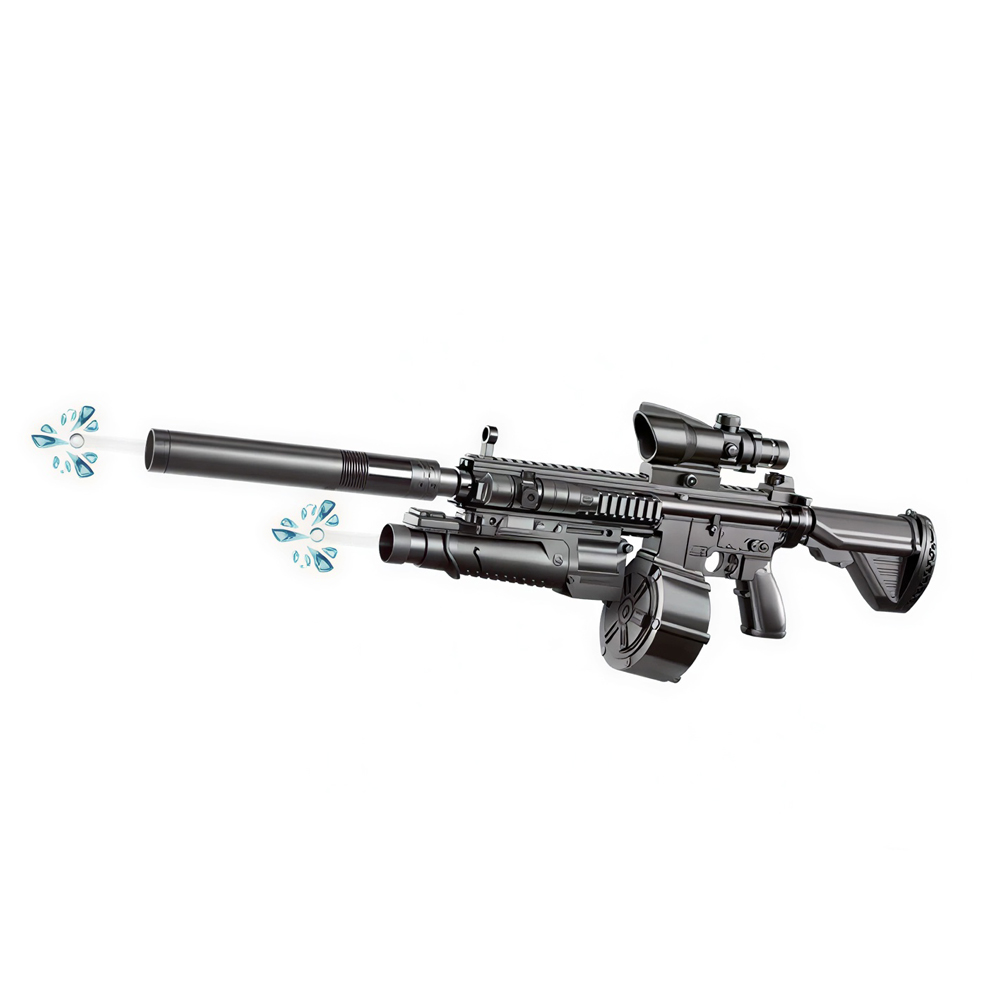 Electric Gel Water Gun Toy Blaster Model M416, Black