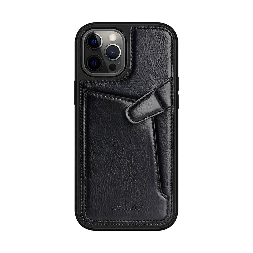 Nillkin Case din piele Aoge iPhone 12 Pro Max, negru