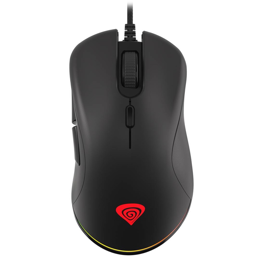 Genesis Mouse Krypton 200, 6400 DPI, RGB Iluminate, Silent, With Software, Black