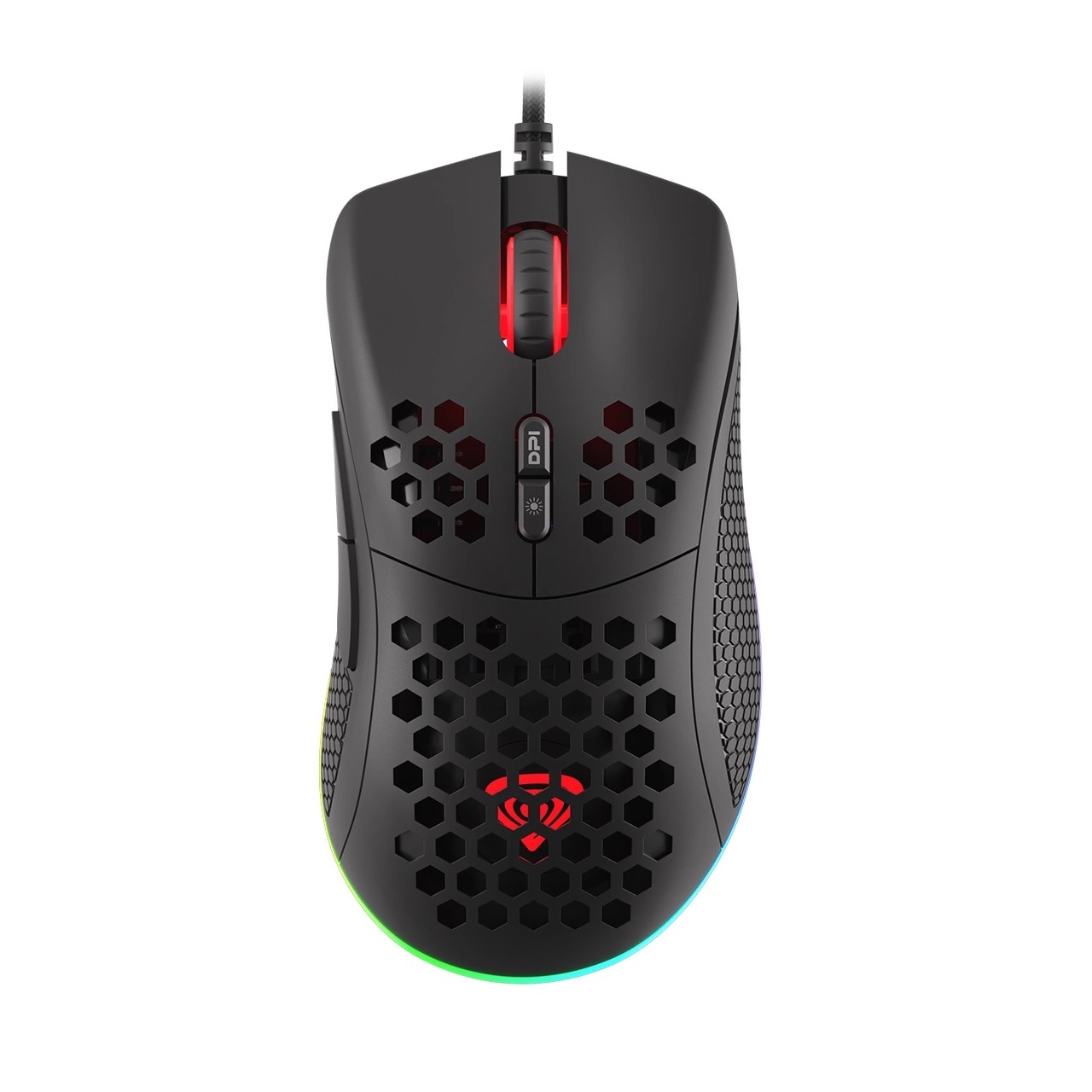 Genesis Mouse Krypton 555, 8000 DPI, RGB Iluminated, With Software, Black