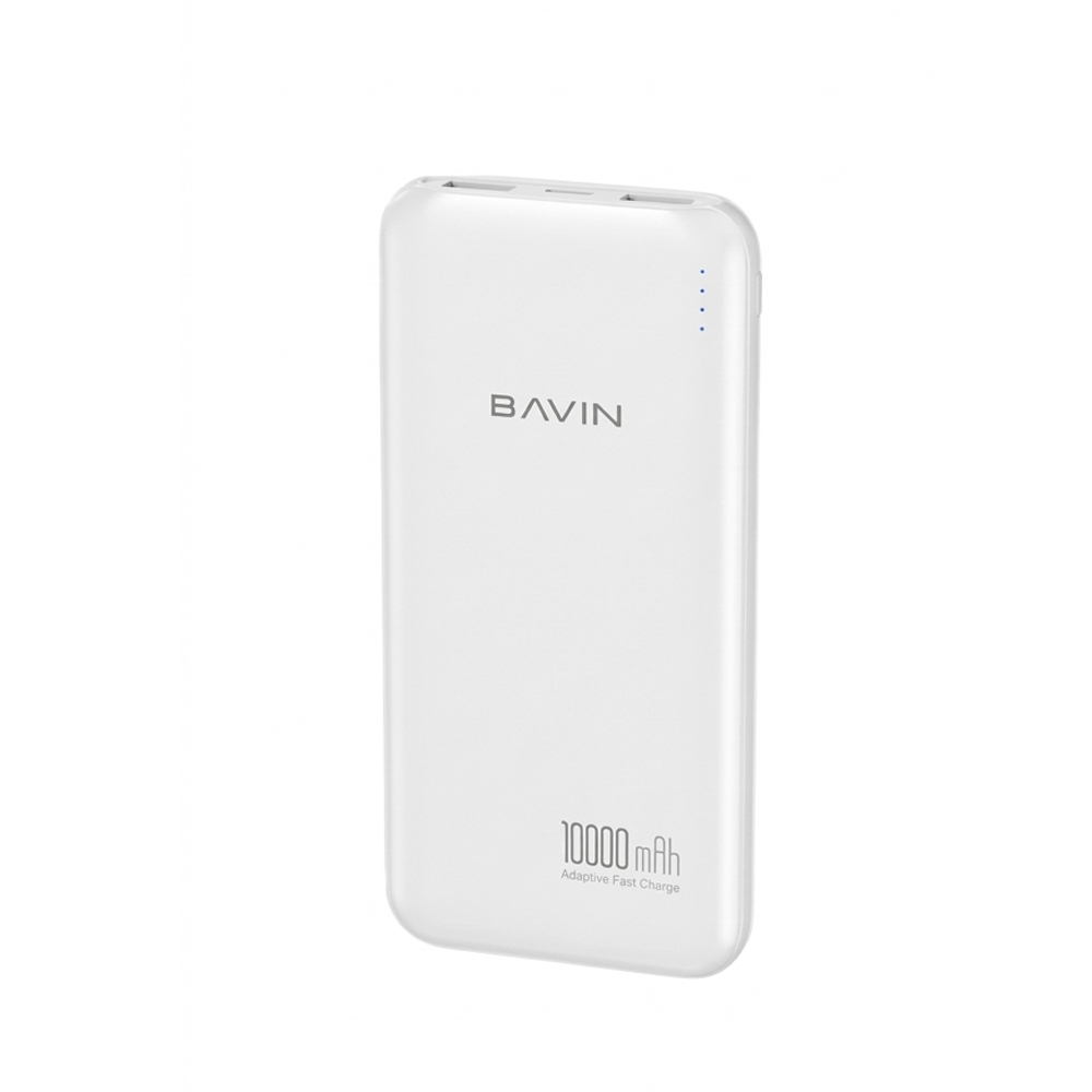 BAVIN Power Bank 10000mAh, быстрая зарядка, двойной выход USB