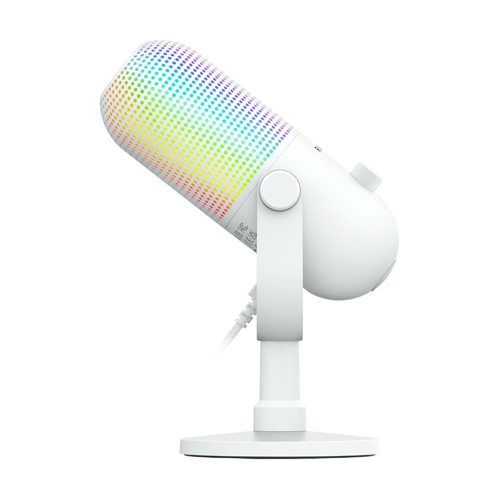 Razer microphone seiren v3 chroma 32-bit dsp rgb white edition