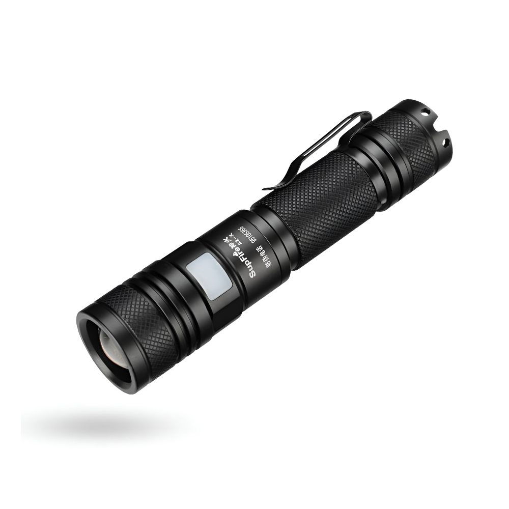 Supfire A2-X flashlight + 18650 battery+USB cable+hanging box
