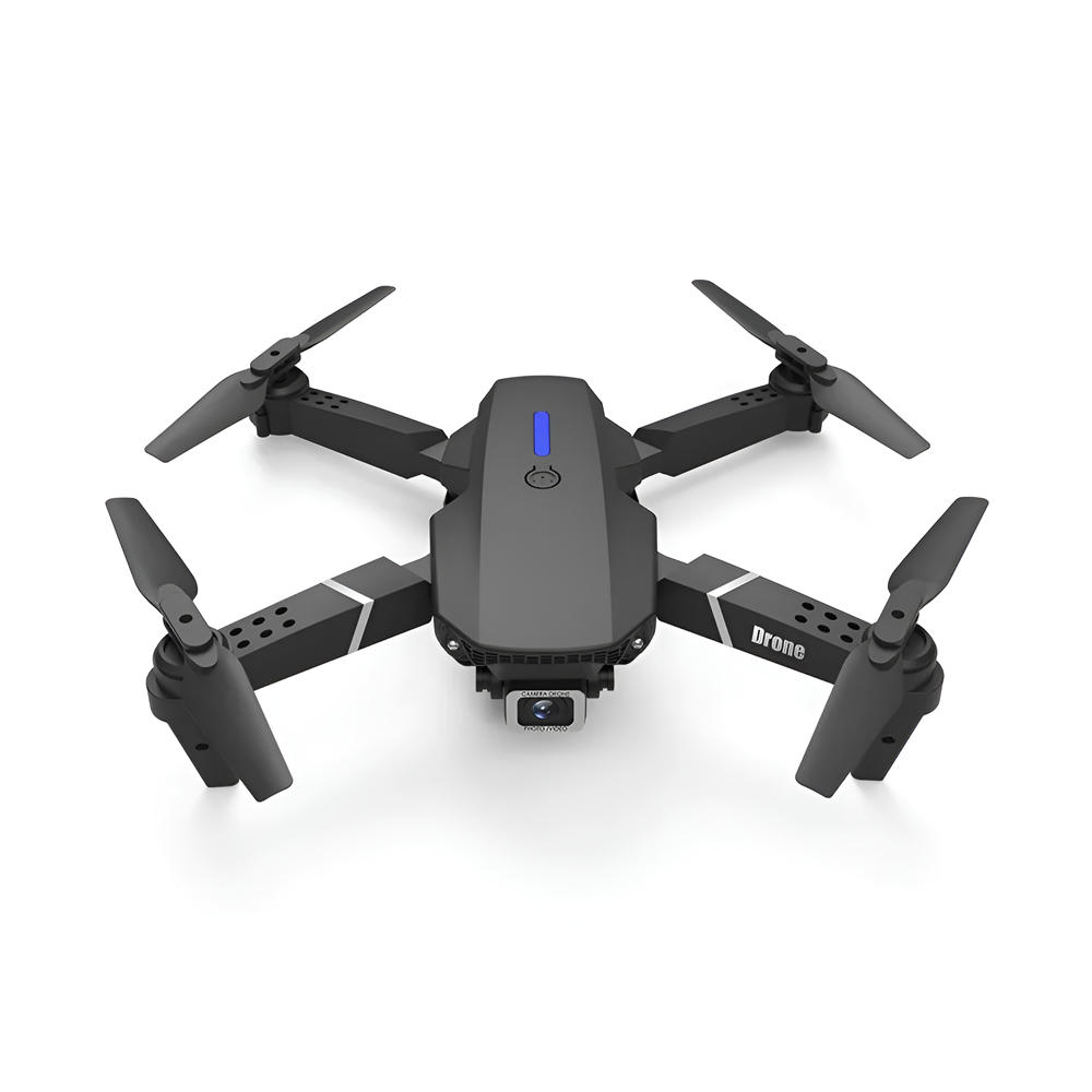 Plastic Drone Toys RC E88 Pro, Negru