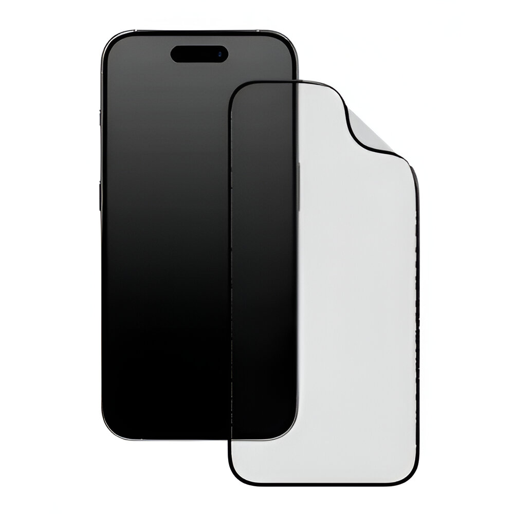 RhinoShield 3D ecran de impact Protector pentru iPhone 15 cadru de aliniere Pro, clar