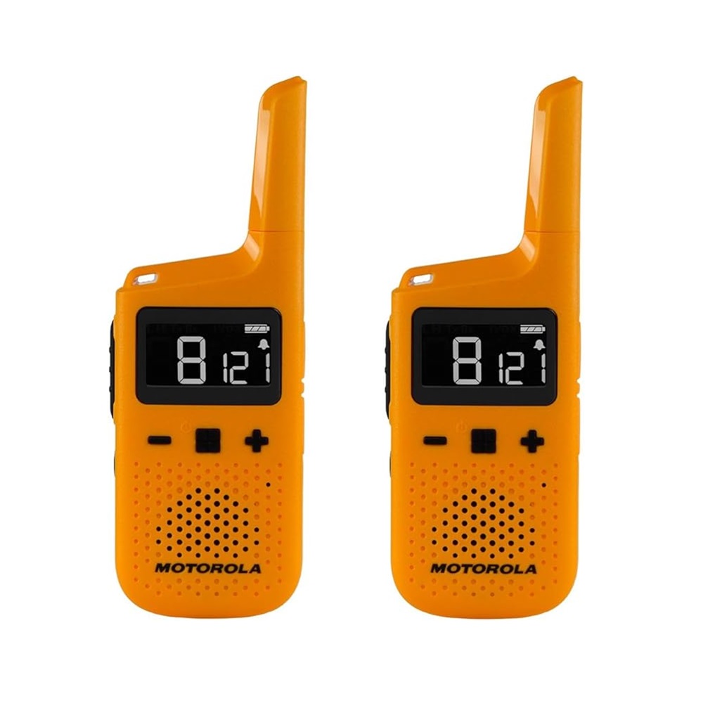 Motorola Walkie-Talkie Talk About T72, Twin, IP54, 16 Canale, 8km, Galben
