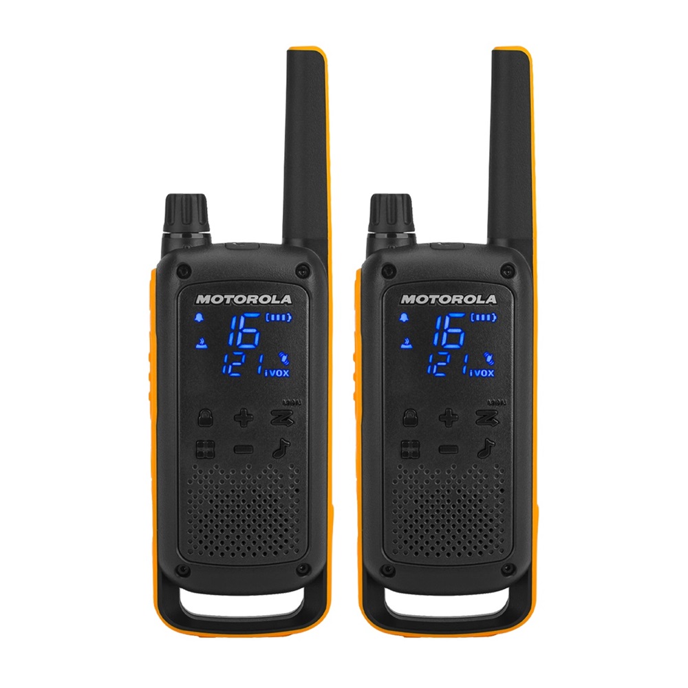 Motorola Walkie-Talkie Talk About T82 Extreme, Twin, IPx4, 16 Canale, 10km, Negru